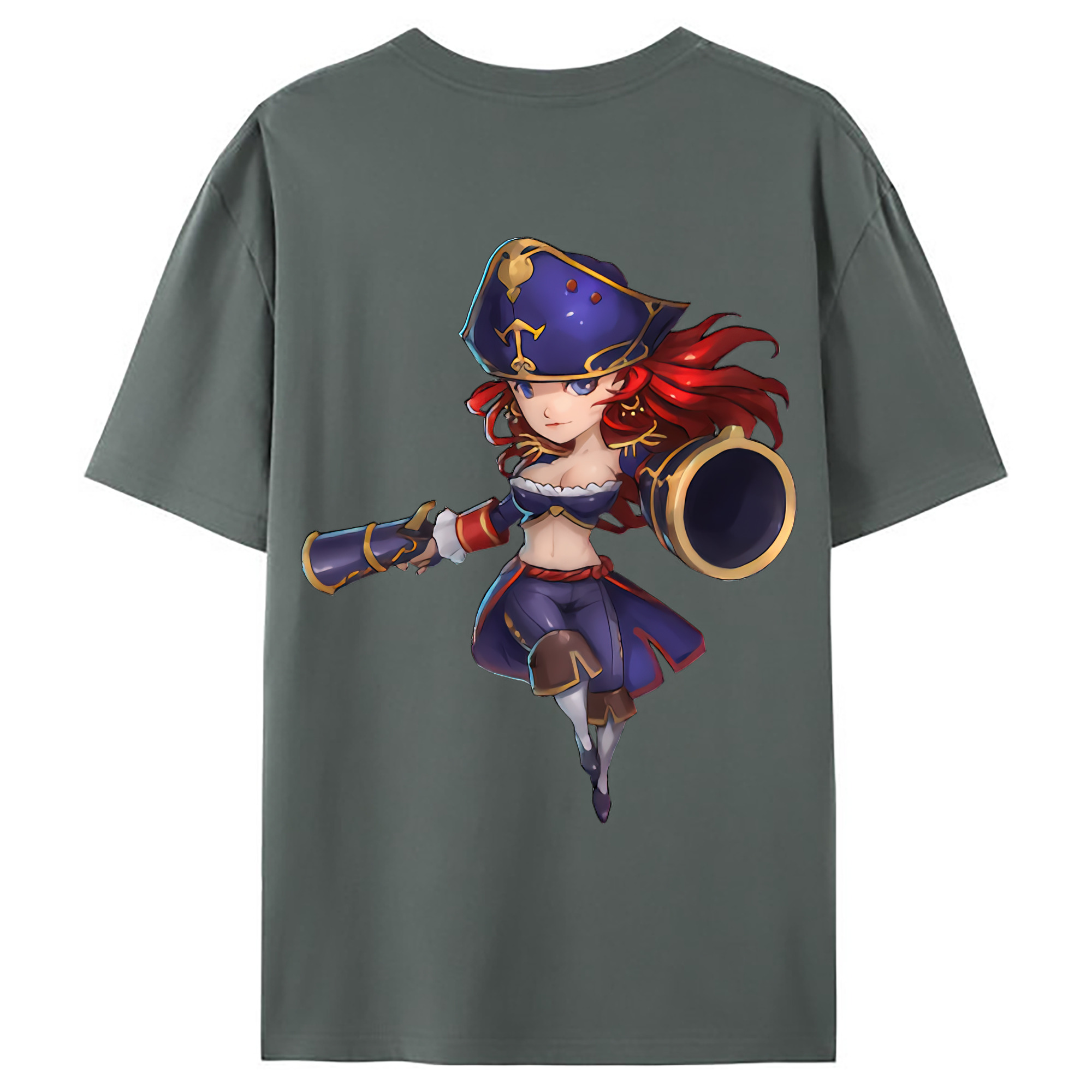 （画像用） リーグ・オブ・レジェンド League of Legends LOL 綿100％ メンズ半袖Tシャツ（バックプリント） 通気性